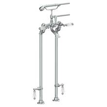 Watermark 180-8.3STP-AA-GP - Floor Standing Bath Set with Hand Shower and Shut-Off Valves