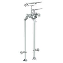 Watermark 180-8.3STP-T-GP - Floor Standing Bath Set with Hand Shower and Shut-Off Valves