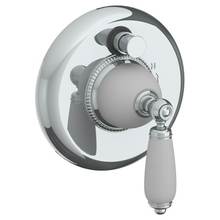 Watermark 180-P90-CC-SBZ - Wall Mounted Pressure Balance Shower Trim with Diverter, 7'' dia.