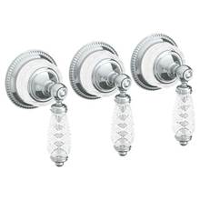 Watermark 180-WTR3-BB-PC - Wall Mounted 3-Valve Shower Trim