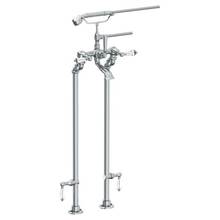 Watermark 201-8.3STP-R2-GP - Floor Standing Bath Set with Hand Shower and Shut-Off Valves