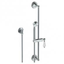 Watermark 201-HSPB1-R2-WH - Positioning Bar Shower Kit with Hand Shower and 69'' Hose