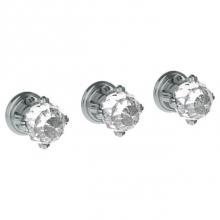 Watermark 201-WTR3-R2-PC - Wall Mounted 3-Valve Shower Trim