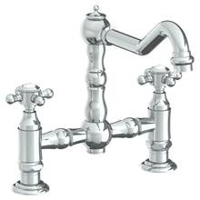 Watermark 206-7.5-V-GP - Deck Mounted Bridge Kitchen Faucet