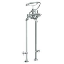 Watermark 206-8.3STP-V-GP - Floor Standing Bath Set with Hand Shower and Shut-Off Valves