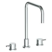 Watermark 22-7-TIB-WH - Deck Mounted 3 Hole Square Top Kitchen Faucet