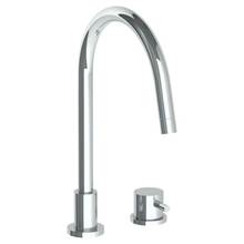 Watermark 22-7.1.3G-TIB-PC - Deck Mounted 2 Hole Gooseneck Kitchen Faucet