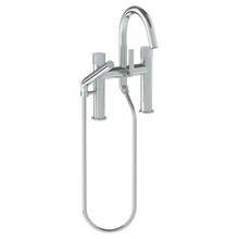 Watermark 22-8.2-TIA-GP - Deck Mounted Exposed Gooseneck Bath Set with Hand Shower