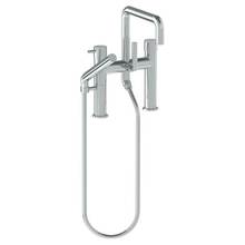 Watermark 22-8.26.2-TIB-GP - Deck Mounted Exposed Square Bath Set with Hand Shower