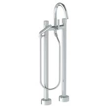 Watermark 22-8.3-TIA-GP - Floor Standing Bath set with Gooseneck Spout and Slim Hand Shower