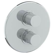 Watermark 22-T20-TIA-GP - Wall Mounted Thermostatic Shower Trim with built-in control, 7 1/2'' dia.