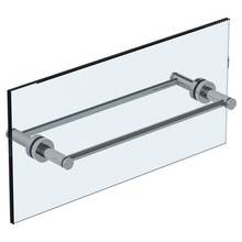 Watermark 23-0.1-12DDP-SBZ - Loft 2.0 12'' Double Shower Door Pull / Glass Mount Towel Bar