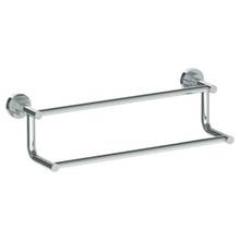 Watermark 23-0.2-WH - Wall Mounted Double Towel Bar, 18''