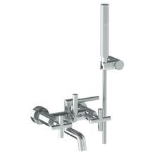 Watermark 23-5.2-L9-WH - Wall Mounted Exposed Bath Set with Hand Shower