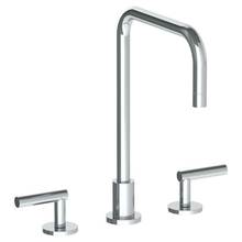 Watermark 23-7-L8-WH - Deck Mounted 3 Hole Square Top Kitchen Faucet