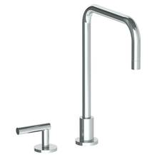 Watermark 23-7.1.3-L8-GP - Deck Mounted 2 Hole Square Top Kitchen Faucet