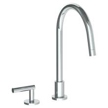 Watermark 23-7.1.3G-L8-WH - Deck Mounted 2 Hole Gooseneck Kitchen Faucet