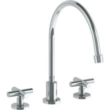 Watermark 23-7EG-L9-PC - Deck Mounted 3 Hole Extended Gooseneck Kitchen Faucet