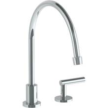 Watermark 23-7.1.3EG-L8-WH - Deck Mounted 2 Hole Extended Gooseneck Kitchen Faucet