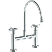 Watermark 23-7.5EG-L9-PC - Deck Mounted Bridge Extended Gooseneck Kitchen Faucet