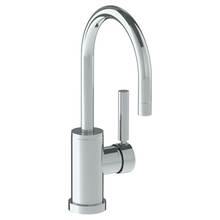 Watermark 23-9.3G-L8-WH - Deck Mounted 1 Hole Gooseneck Bar Faucet