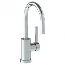 Watermark 23-9.3G-L8-SBZ - Deck Mounted 1 Hole Gooseneck Bar Faucet