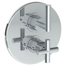 Watermark 23-T20-L8-SBZ - Wall Mounted Thermostatic Shower Trim with built-in control, 7 1/2'' dia.