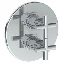 Watermark 23-T20-L9-SBZ - Wall Mounted Thermostatic Shower Trim with built-in control, 7 1/2'' dia.