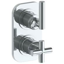 Watermark 23-T25-L8-PC - Wall Mounted Mini Thermostatic Shower Trim with built-in control, 3 1/2''