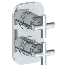 Watermark 23-T25-L9-PC - Wall Mounted Mini Thermostatic Shower Trim with built-in control, 3 1/2''