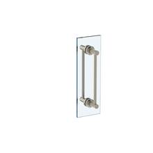 Watermark 25-0.1-12DDP-IN14-PC - Urbane 12'' double shower door pull/ glass mount towel bar