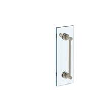 Watermark 25-0.1-12SDP-IN14-PC - Urbane 12'' shower door pull with knob/ glass mount towel bar with hook