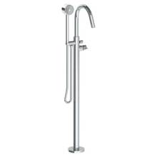 Watermark 25-8.8-IN16-WH - Single Hole Floor Standing Bath Set with Hand Shower