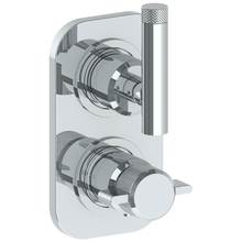 Watermark 25-T25-IN14-GP - Wall Mounted Mini Thermostatic Shower Trim with built-in control, 3 1/2'' x 6 1/4'&