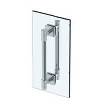 Watermark 27-0.1A-DDP-EB - Sense 24'' double shower door pull/ glass mount towel bar