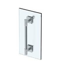 Watermark 27-0.1A-SDP-EB - Sense 24'' Shower Door Pull  With Knob / Glass Mount Towel Bar with Hook