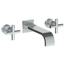 Watermark 27-5-CL15-WH - Wall Mounted 3 Hole Bath Set