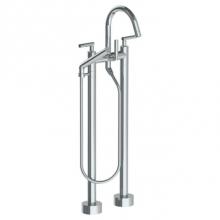 Watermark 27-8.3-CL14-SBZ - Floor Standing Bath Set with Slim Hand Shower