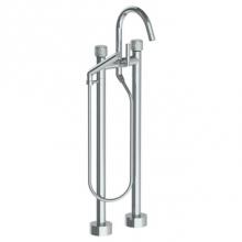 Watermark 27-8.3-CL16-SBZ - Floor Standing Bath Set with Slim Hand Shower