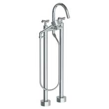 Watermark 27-8.3V-CL15-WH - Floor Standing Bath Set with Volume Hand Shower