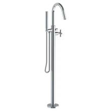 Watermark 27-8.8-CL15-WH - Single Hole Floor Standing Bath Set with Hand Shower