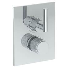 Watermark 27-T20-CL14-WH - Wall Mounted Thermostatic Shower Trim with built-in control, 6 1/4'' X 8''