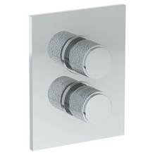 Watermark 27-T20-CL16-GP - Wall Mounted Thermostatic Shower Trim with built-in control, 6 1/4'' X 8''