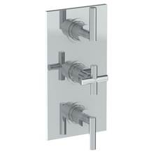 Watermark 27-T30-CL14-GP - Wall Mounted Thermostatic Shower Trim with 2 built-in controls, 6 1/4'' x 12''