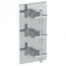 Watermark 27-T30-CL15-PC - Wall Mounted Thermostatic Shower Trim with 2 built-in controls, 6 1/4'' x 12''