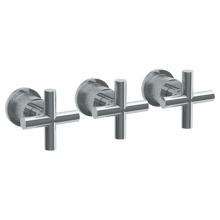 Watermark 27-WTR3-CL15-PC - Wall Mounted 3-Valve Shower Trim