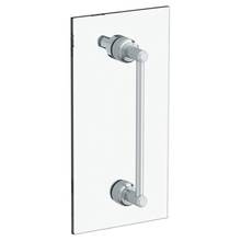 Watermark 29-0.1-12SDP-TR14-PC - Transitional 12'' shower door pull with knob/ glass mount towel bar with hook