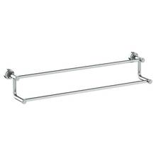 Watermark 29-0.2B-WH - Wall Mounted Double Towel Bar, 30''