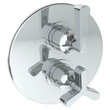 Watermark 29-T20-TR14-WH - Wall Mounted Thermostatic Shower Trim with built-in control, 7 1/2''