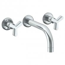 Watermark 30-5-TR25-EB - Wall Mounted 3 Hole Bath Set